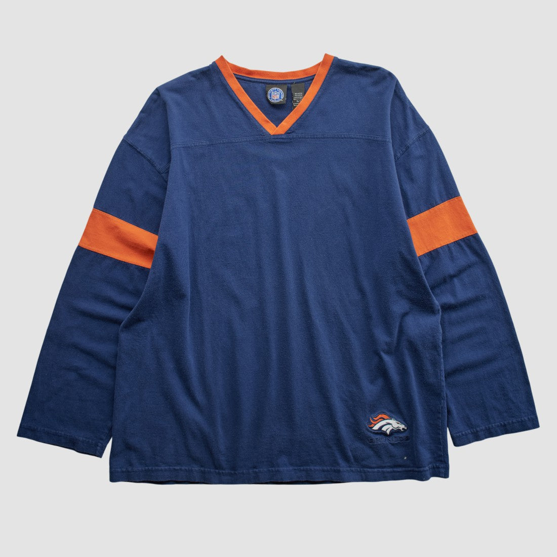 Denver Broncos NFL 2000s Long Sleeve T-shirt Navy Vintage | Fanatics