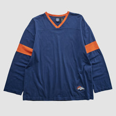 Denver Broncos NFL 2000s Long Sleeve T-shirt Navy Vintage | Fanatics