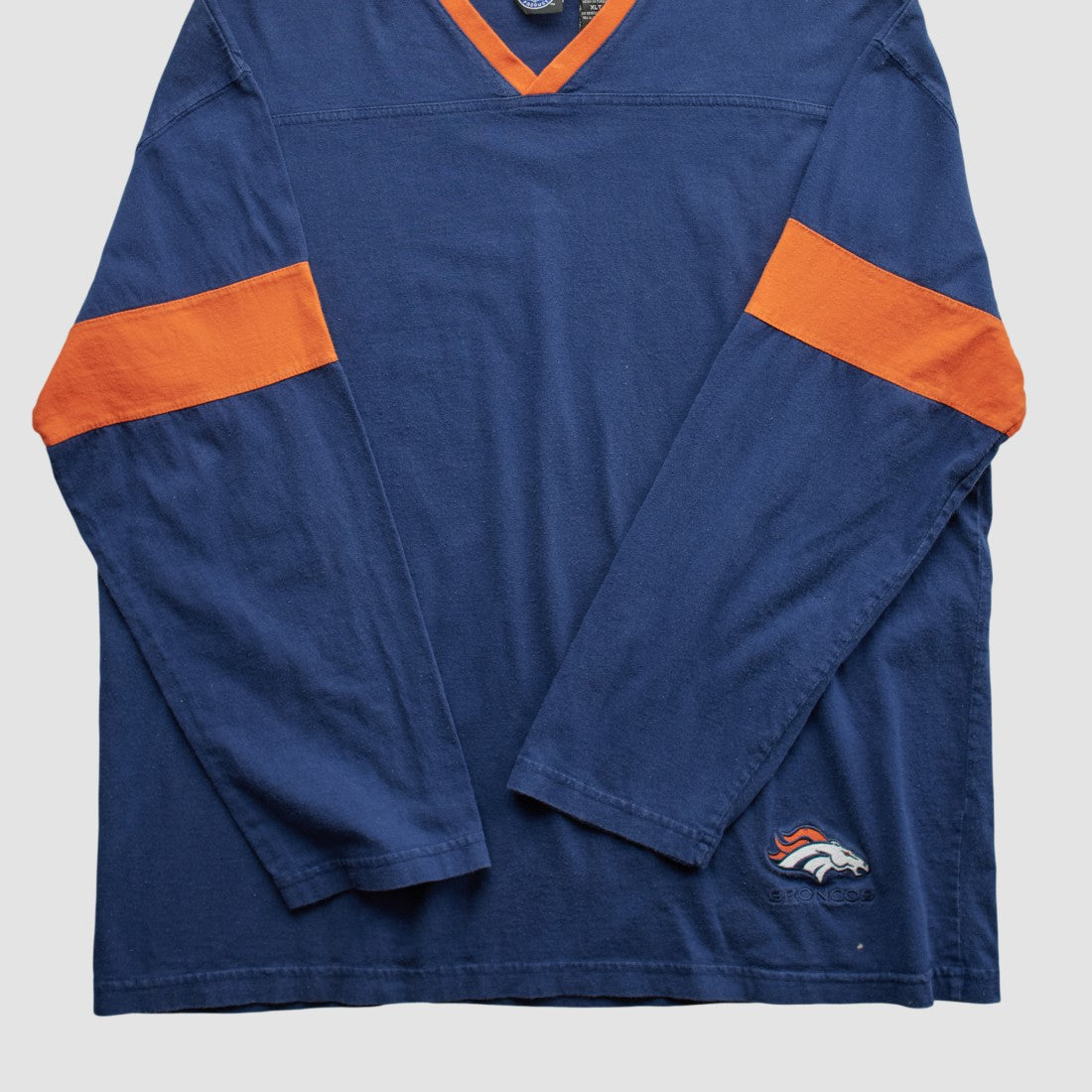 Denver Broncos NFL 2000s Long Sleeve T-shirt Navy Vintage | Fanatics
