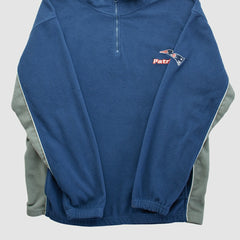 New England Patriots NFL 2000s 1/4 Zip Sweatshirt Navy Vintage | Fanatics