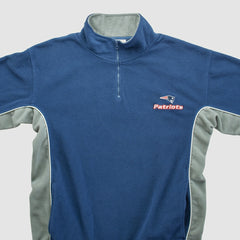New England Patriots NFL 2000s 1/4 Zip Sweatshirt Navy Vintage | Fanatics