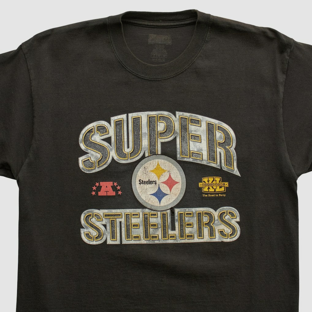 Pittsburgh Steelers 2006 T-shirt Black Vintage | Fanatics