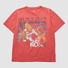 Chicago Bulls Majestic 2000s T-shirt Red Vintage - NBA