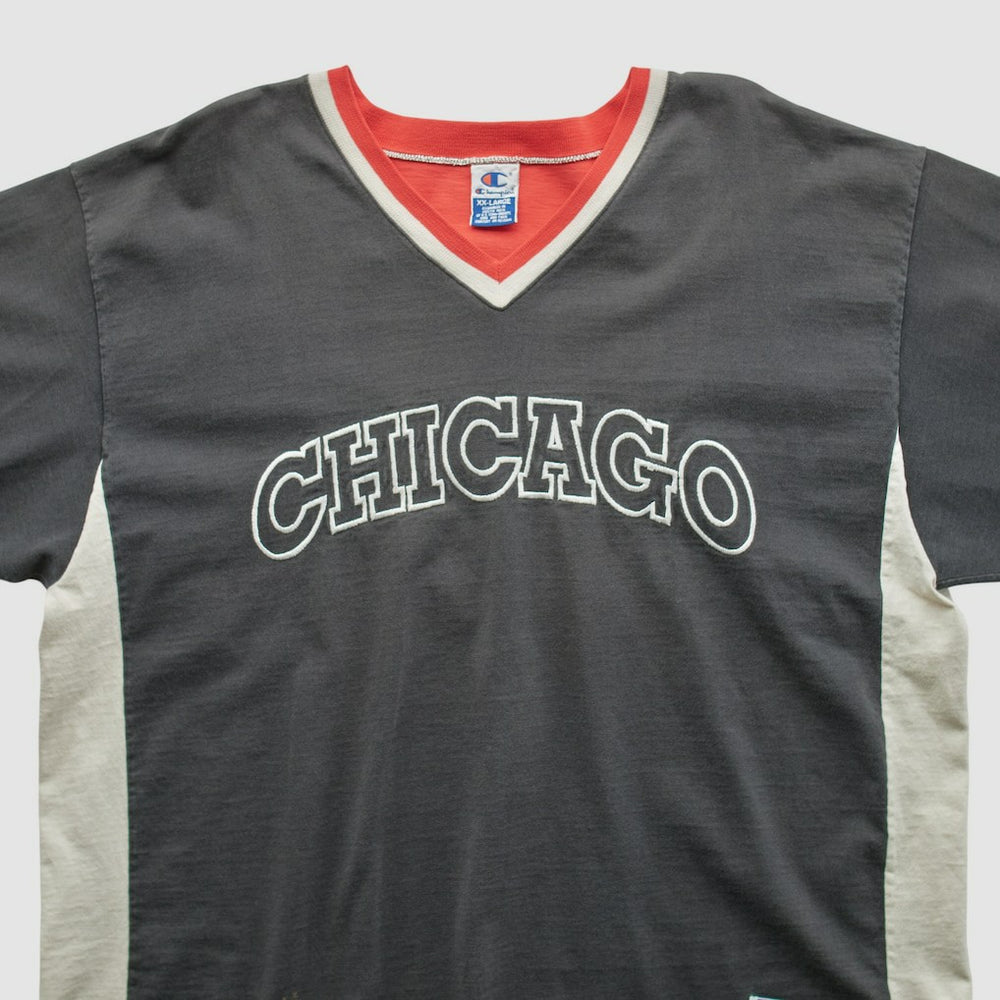 Chicago Bulls Champion 90s T-shirt Black Vintage - NBA