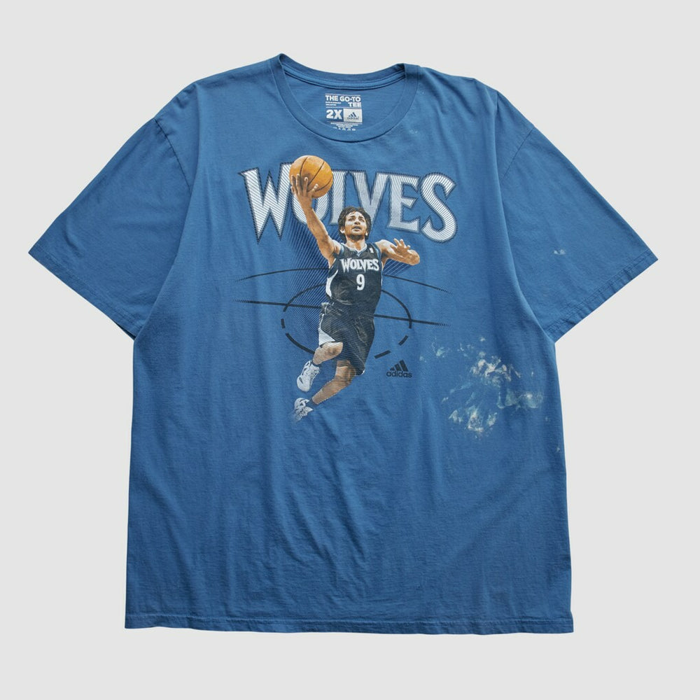 Minnesota Timberwolves 2010s T-shirt Blue Vintage - NBA