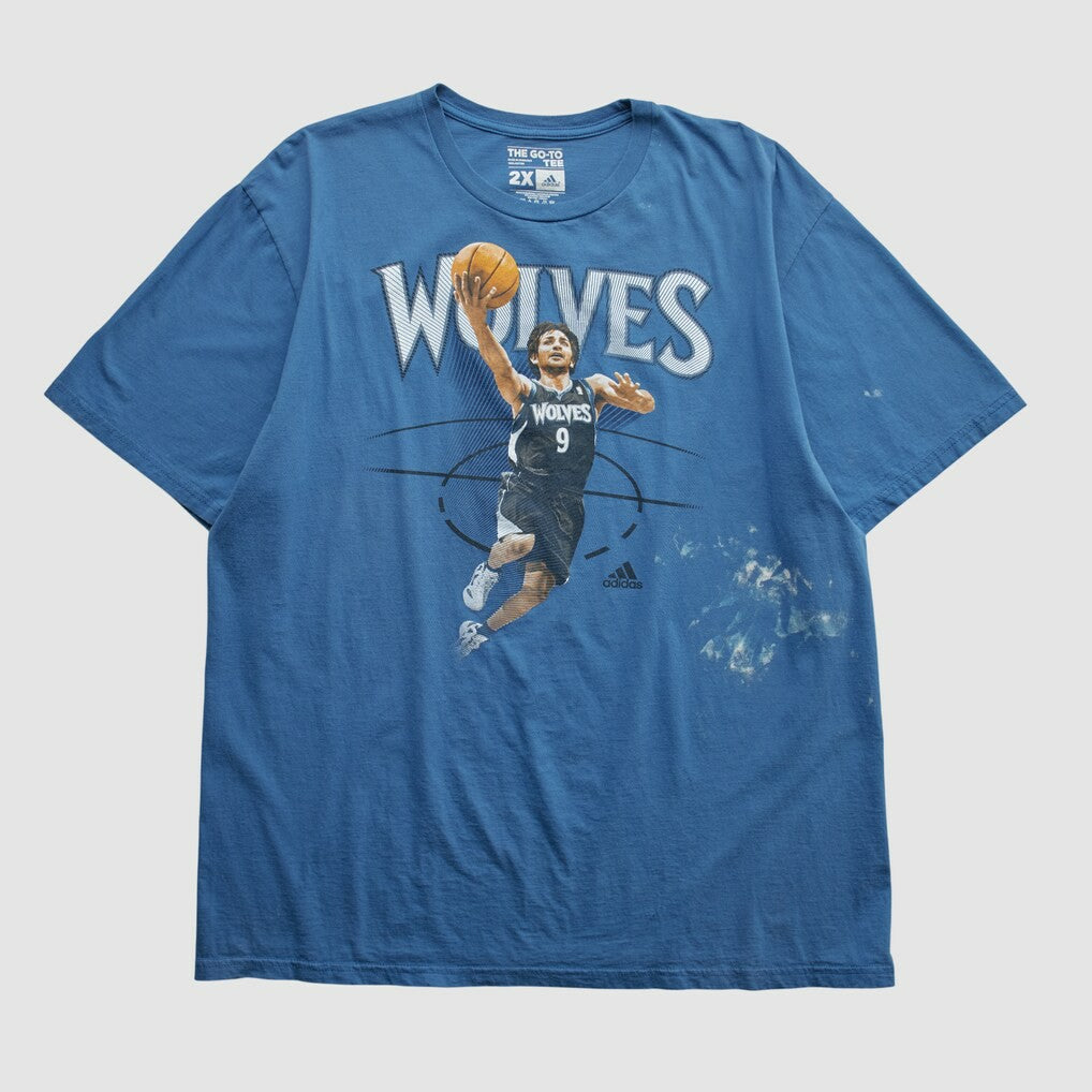 Minnesota Timberwolves 2010s T-shirt Blue Vintage - NBA