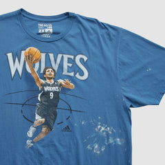 Minnesota Timberwolves 2010s T-shirt Blue Vintage - NBA