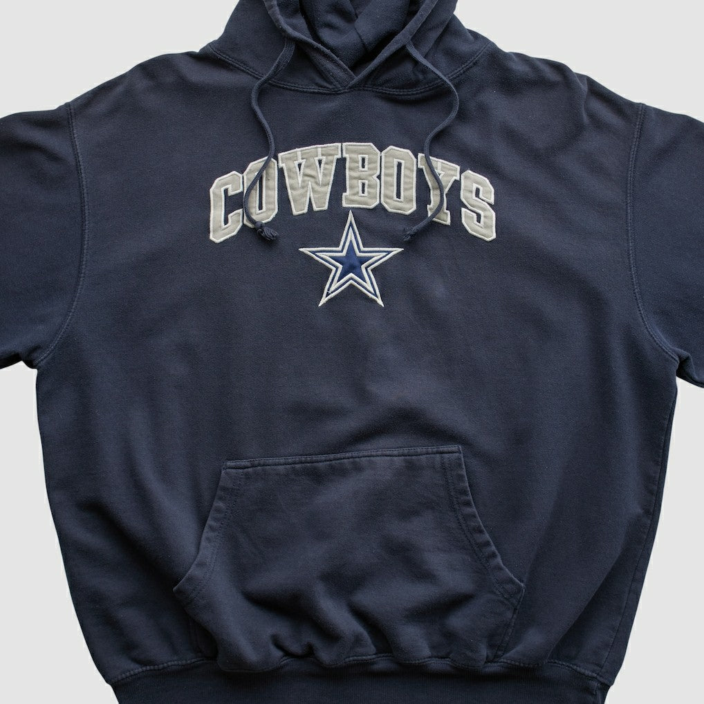 Dallas Cowboys Cowboys Authentic Apparel 2010s Hooded Pullover Sweatshirt Navy Vintage | Fanatics