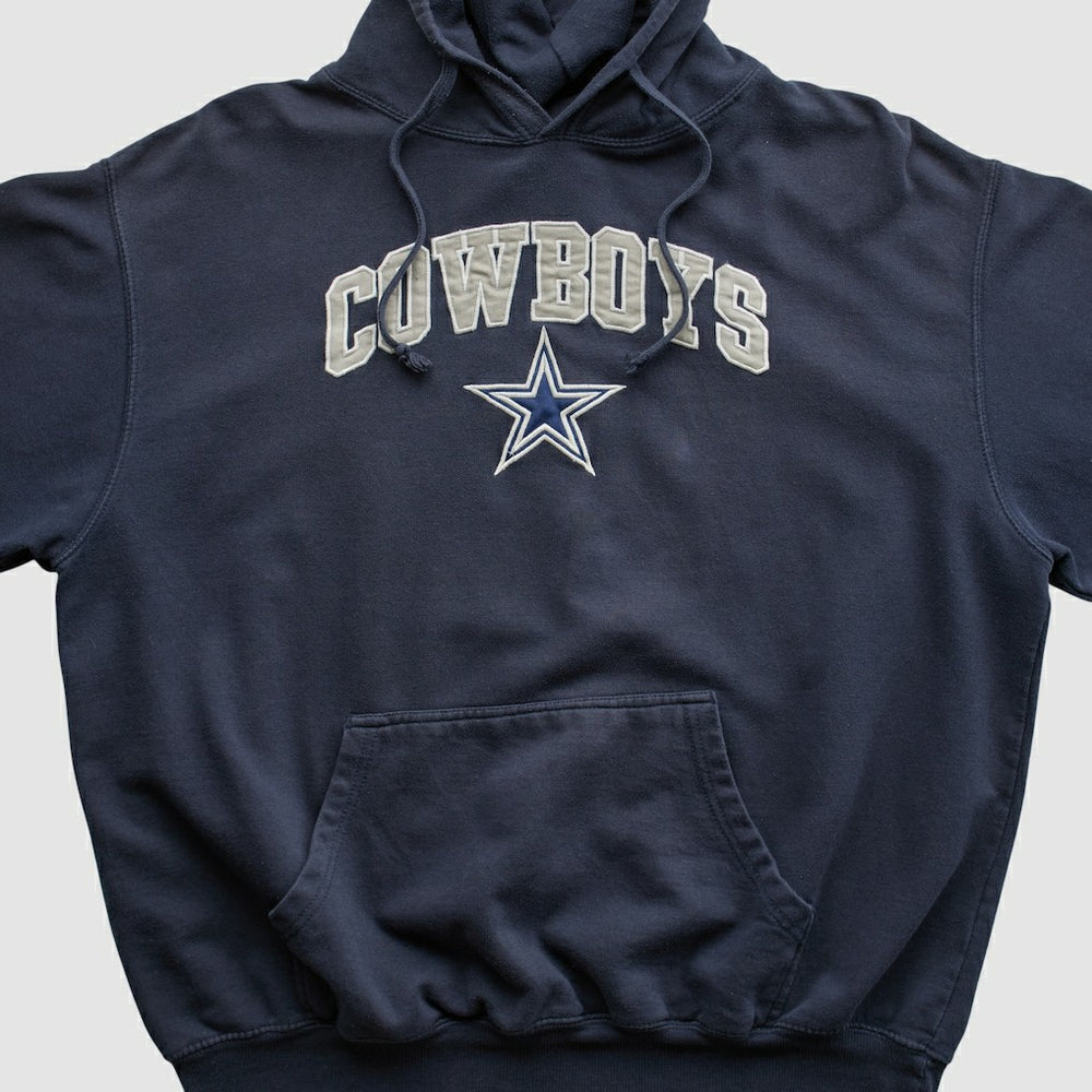 Dallas Cowboys Cowboys Authentic Apparel 2010s Hooded Pullover Sweatshirt Navy Vintage | Fanatics