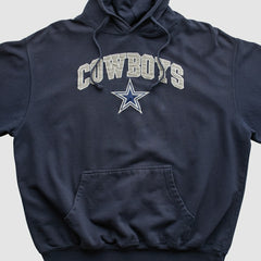 Dallas Cowboys Cowboys Authentic Apparel 2010s Hooded Pullover Sweatshirt Navy Vintage | Fanatics