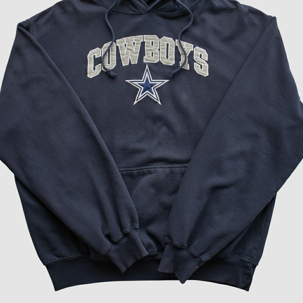 Dallas Cowboys Cowboys Authentic Apparel 2010s Hooded Pullover Sweatshirt Navy Vintage | Fanatics