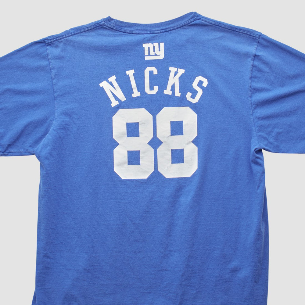 New York Giants Reebok 2000s T-shirt Blue Vintage | Fanatics