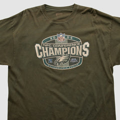 NFC Conference Champs 2004 T-shirt Brown Vintage | Fanatics