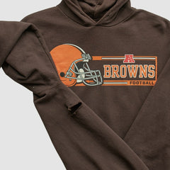 Cleveland Browns NFL 2000s Hooded Pullover Sweatshirt Brown Vintage | Fanatics