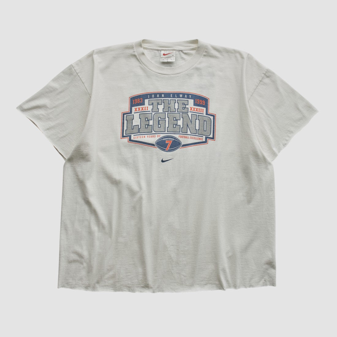 Super Bowl XXXIII MVP 1999 T-shirt White Vintage | Fanatics