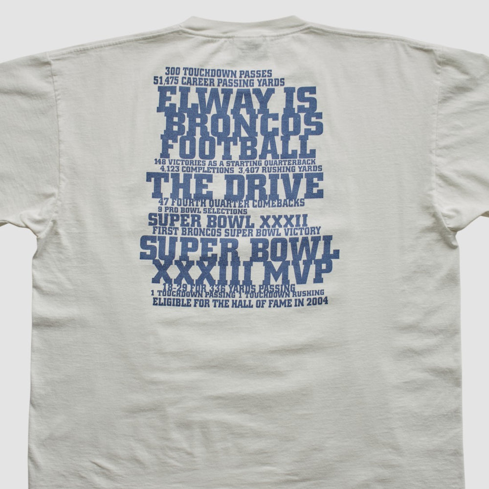 Super Bowl XXXIII MVP 1999 T-shirt White Vintage | Fanatics