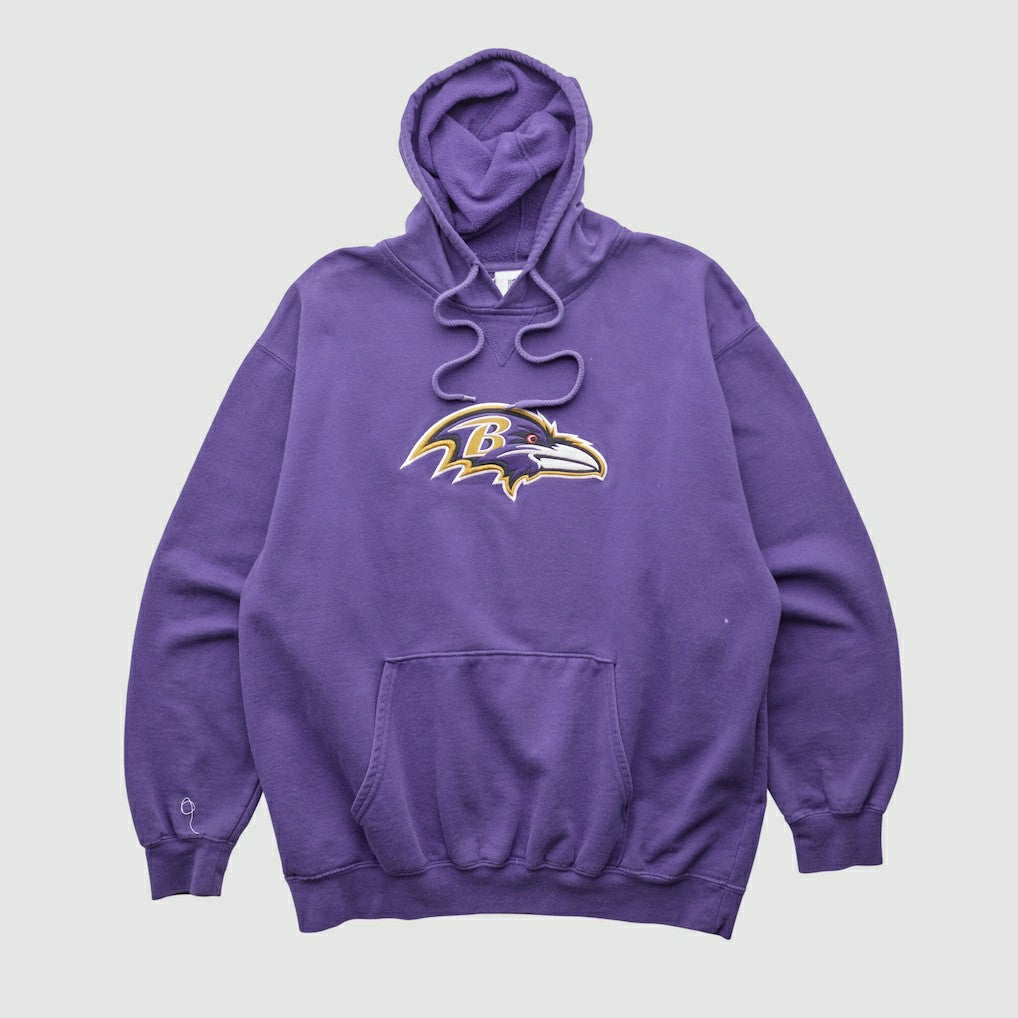 Baltimore Ravens NFL 2000s Hooded Pullover Sweatshirt Purple Vintage | Fanatics