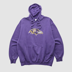 Baltimore Ravens NFL 2000s Hooded Pullover Sweatshirt Purple Vintage | Fanatics