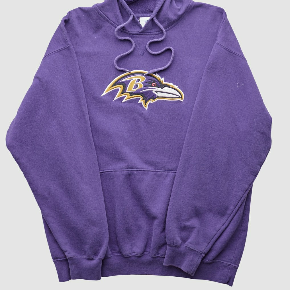 Baltimore Ravens NFL 2000s Hooded Pullover Sweatshirt Purple Vintage | Fanatics