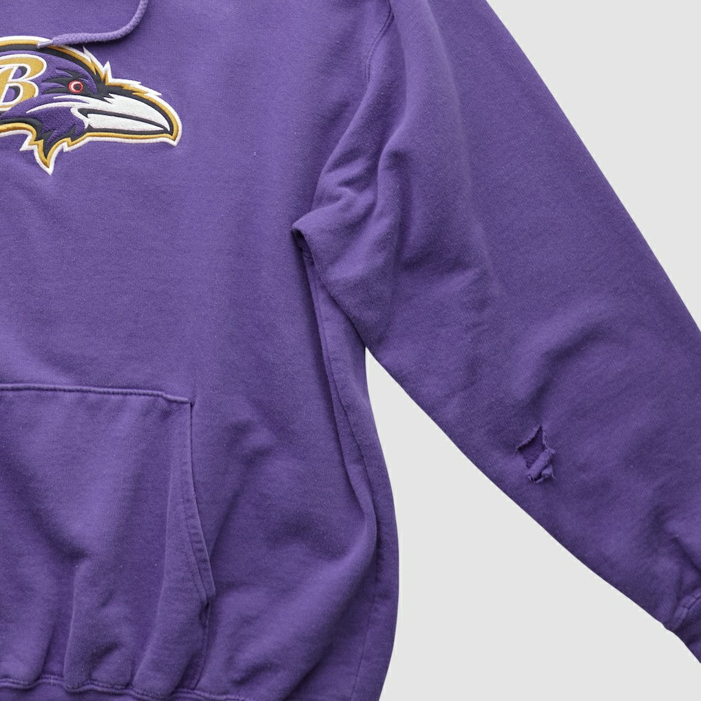 Baltimore Ravens NFL 2000s Hooded Pullover Sweatshirt Purple Vintage | Fanatics