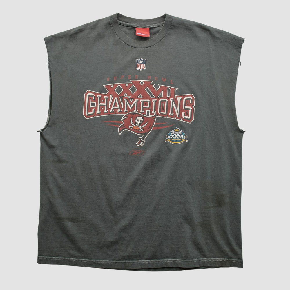 Super Bowl XXXVII Reebok 2003 T-shirt Charcoal Vintage | Fanatics