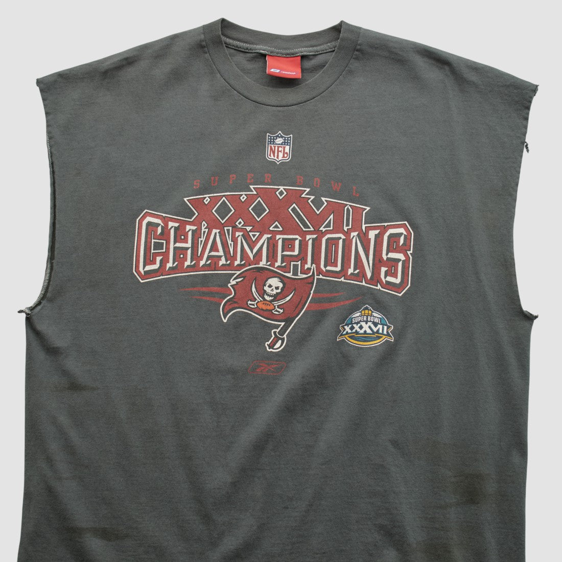 Super Bowl XXXVII Reebok 2003 T-shirt Charcoal Vintage | Fanatics