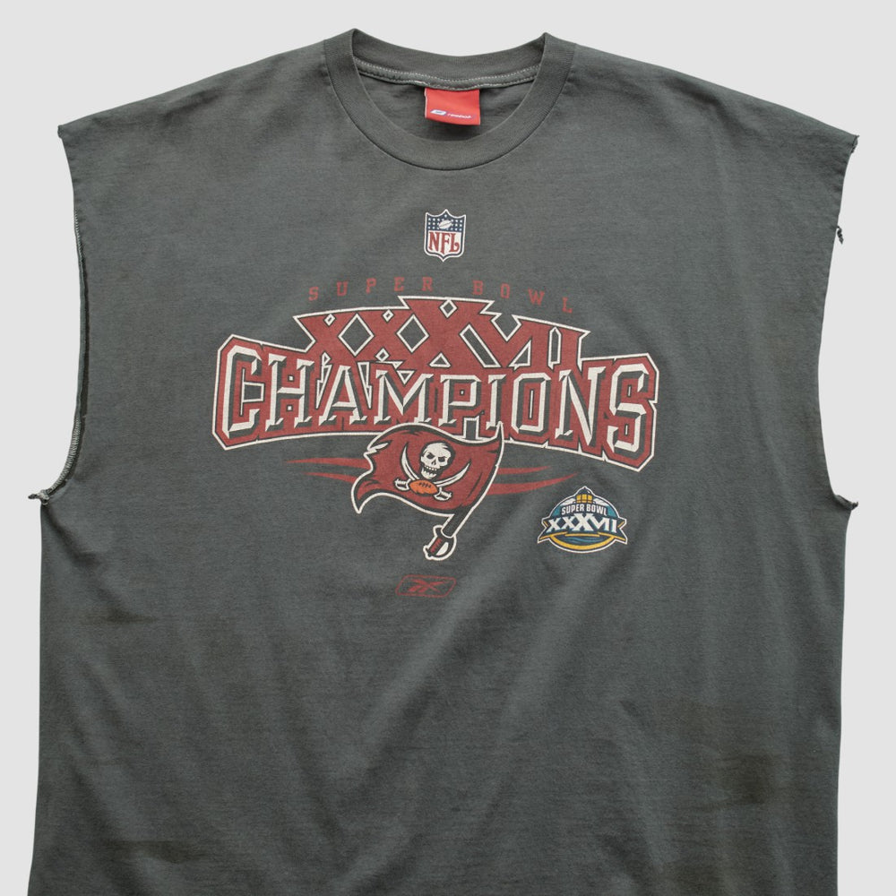 Super Bowl XXXVII Reebok 2003 T-shirt Charcoal Vintage | Fanatics