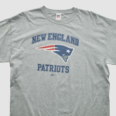 New England Patriots NFL 2000s Long Sleeve T-shirt Heather Gray Vintage | Fanatics