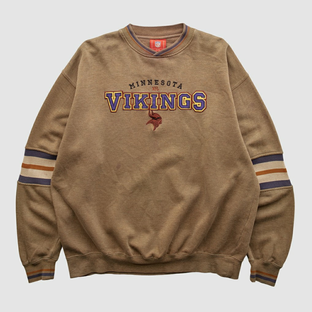 Minnesota Vikings NFL 2000s Pullover Sweatshirt Clay Vintage | Fanatics