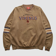 Minnesota Vikings NFL 2000s Pullover Sweatshirt Clay Vintage | Fanatics