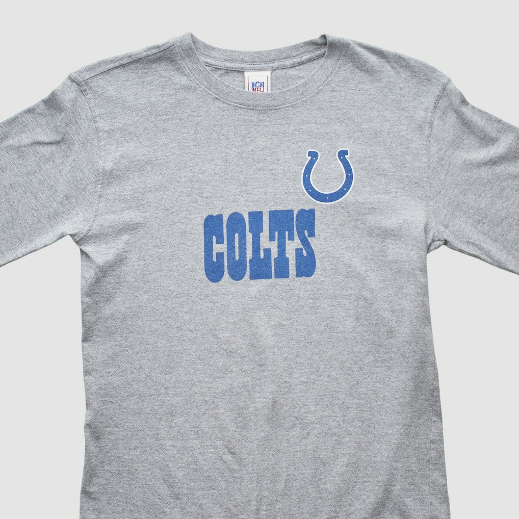 Indianapolis Colts NFL 2000s Long Sleeve T-shirt Heather Gray Vintage | Fanatics