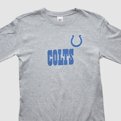 Indianapolis Colts NFL 2000s Long Sleeve T-shirt Heather Gray Vintage | Fanatics