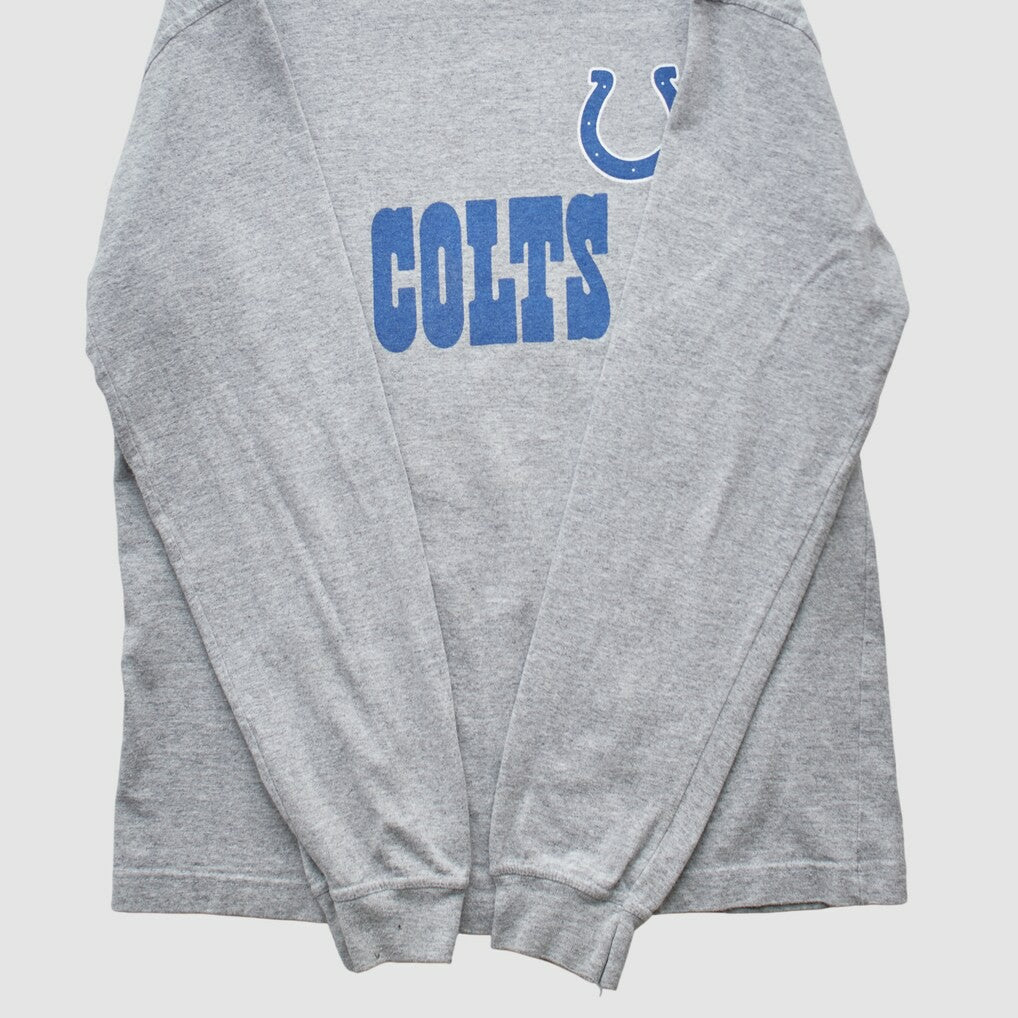 Indianapolis Colts NFL 2000s Long Sleeve T-shirt Heather Gray Vintage | Fanatics
