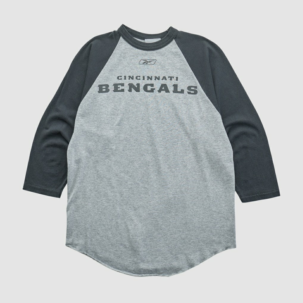 Cincinnati Bengals Reebok 2000s T-shirt Heather Gray Vintage | Fanatics