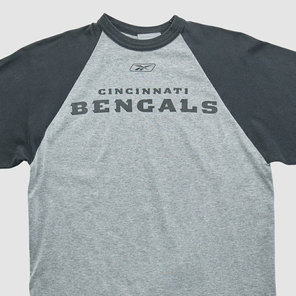 Cincinnati Bengals Reebok 2000s T-shirt Heather Gray Vintage | Fanatics