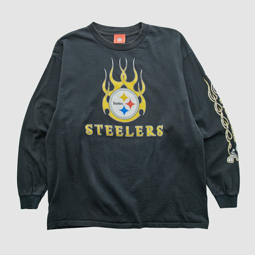 Pittsburgh Steelers NFL 2000s Long Sleeve T-shirt Black Vintage | Fanatics