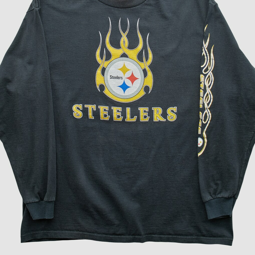 Pittsburgh Steelers NFL 2000s Long Sleeve T-shirt Black Vintage | Fanatics