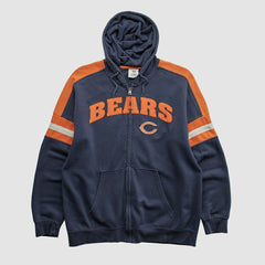 Chicago Bears NFL 2010s Hooded Full Zip Sweatshirt Navy Vintage | Fanatics
