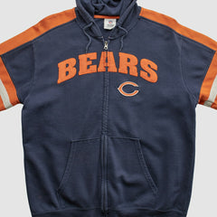 Chicago Bears NFL 2010s Hooded Full Zip Sweatshirt Navy Vintage | Fanatics