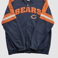 Chicago Bears NFL 2010s Hooded Full Zip Sweatshirt Navy Vintage | Fanatics