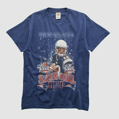 Super Bowl MVP Fruit of The Loom 2002 T-shirt Navy Vintage | Fanatics