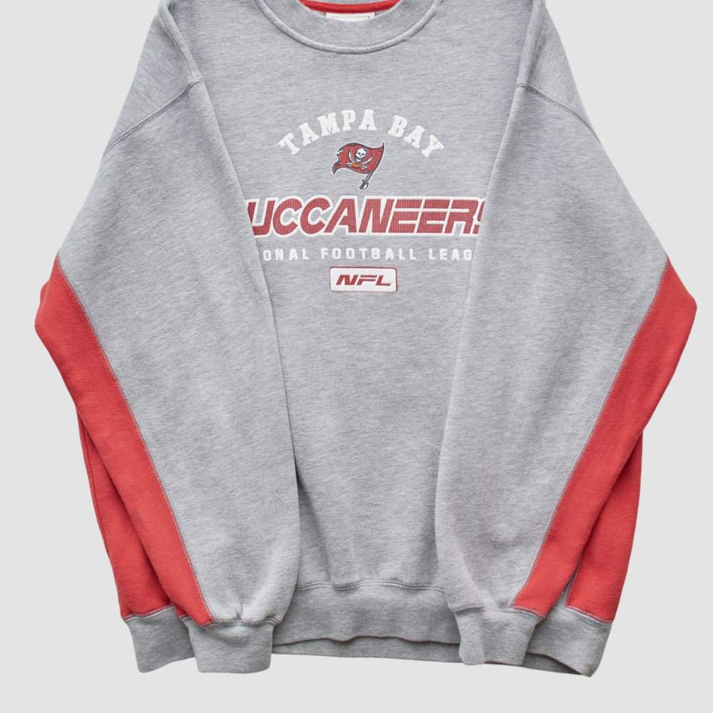Tampa Bay Buccaneers NFL 2000s Pullover Sweatshirt Heather Gray Vintage | Fanatics