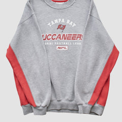 Tampa Bay Buccaneers NFL 2000s Pullover Sweatshirt Heather Gray Vintage | Fanatics