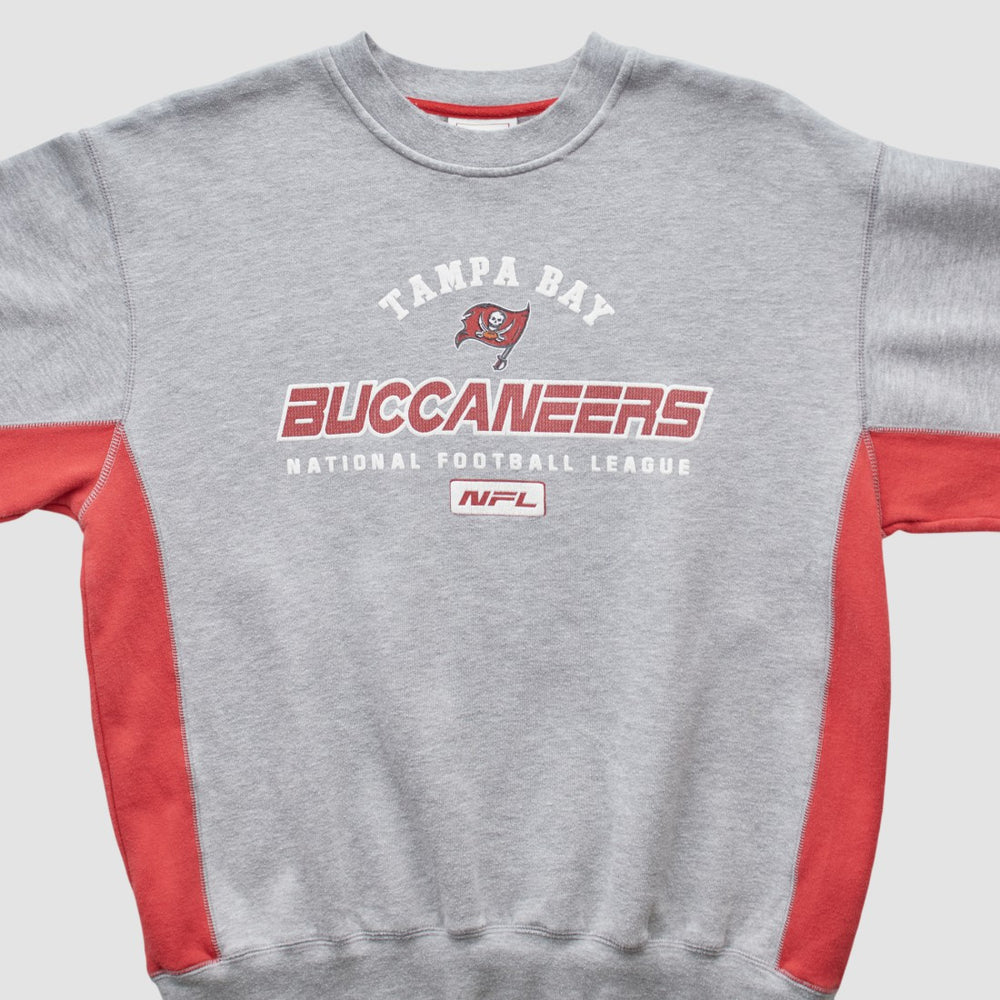 Tampa Bay Buccaneers NFL 2000s Pullover Sweatshirt Heather Gray Vintage | Fanatics