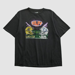 Super Bowl XLIV NFL 2010 T-shirt Black Vintage | Fanatics