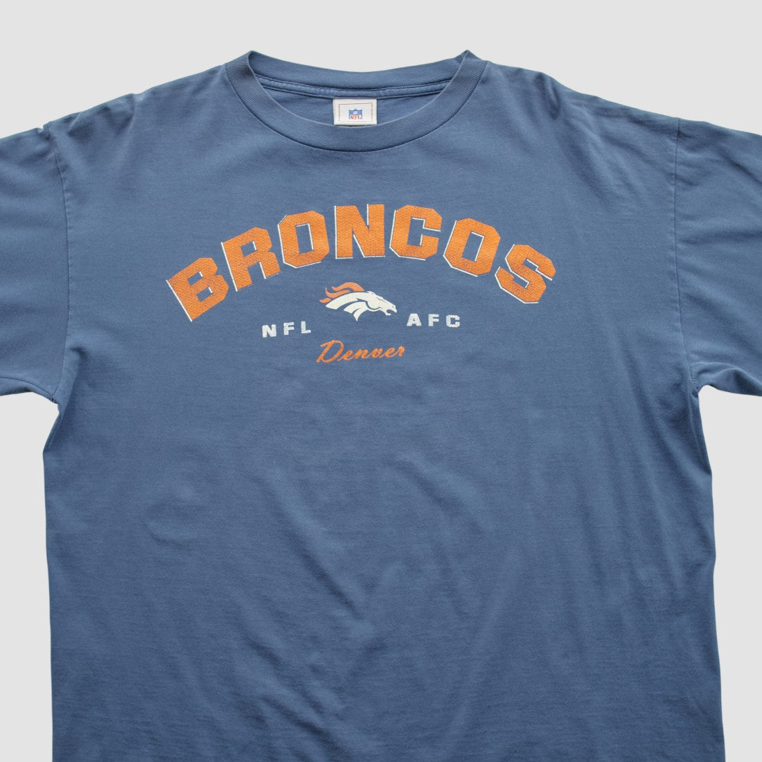Denver Broncos NFL 2000s Long Sleeve T-shirt Blue Vintage | Fanatics