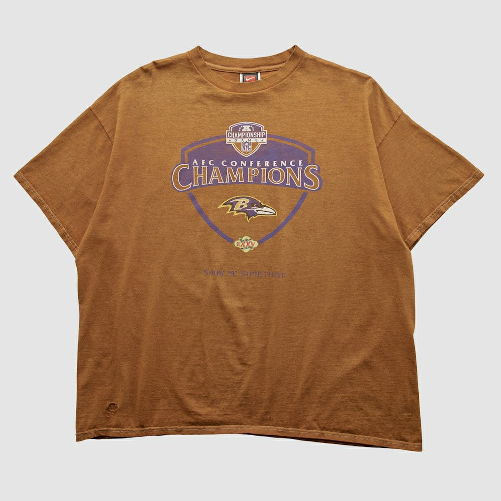 Baltimore Ravens 2001 T-shirt Clay Vintage | Fanatics