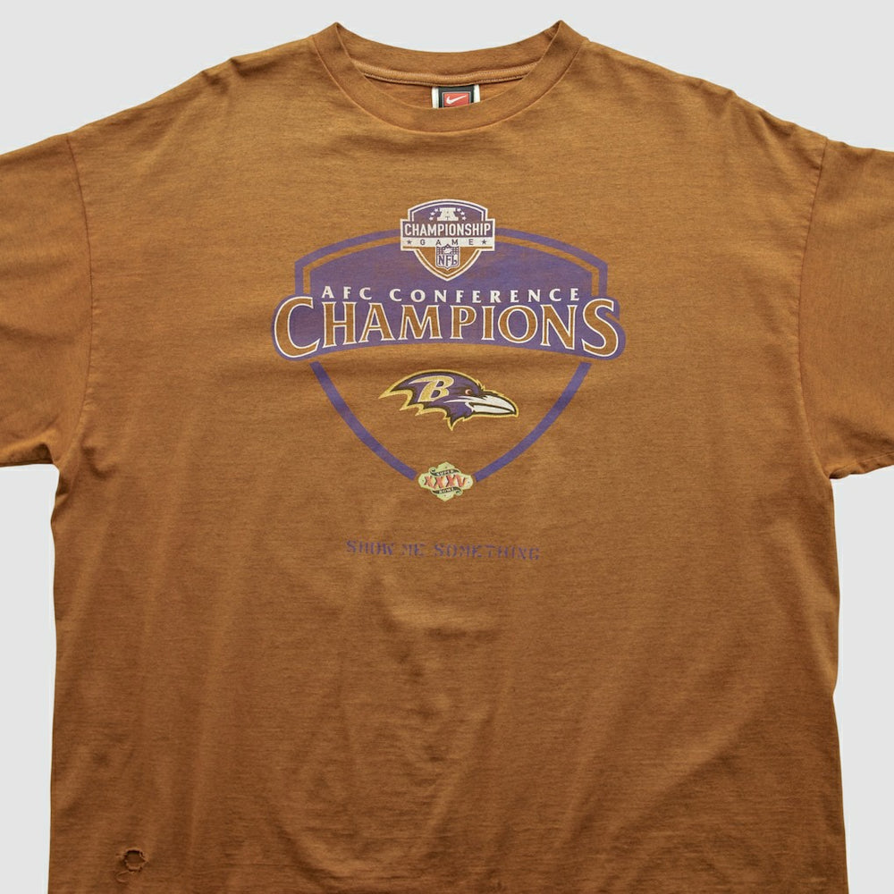 Baltimore Ravens 2001 T-shirt Clay Vintage | Fanatics