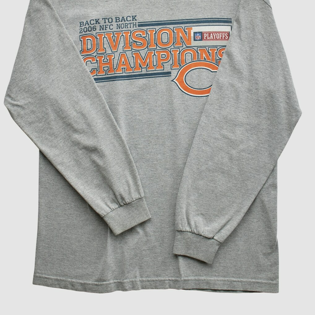 Division Champions NFL 2006 Long Sleeve T-shirt Heather Gray Vintage | Fanatics
