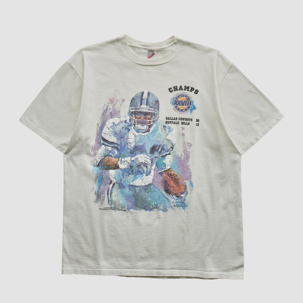 Dallas Cowboys Jerzees 1993 T-shirt White Vintage | Fanatics